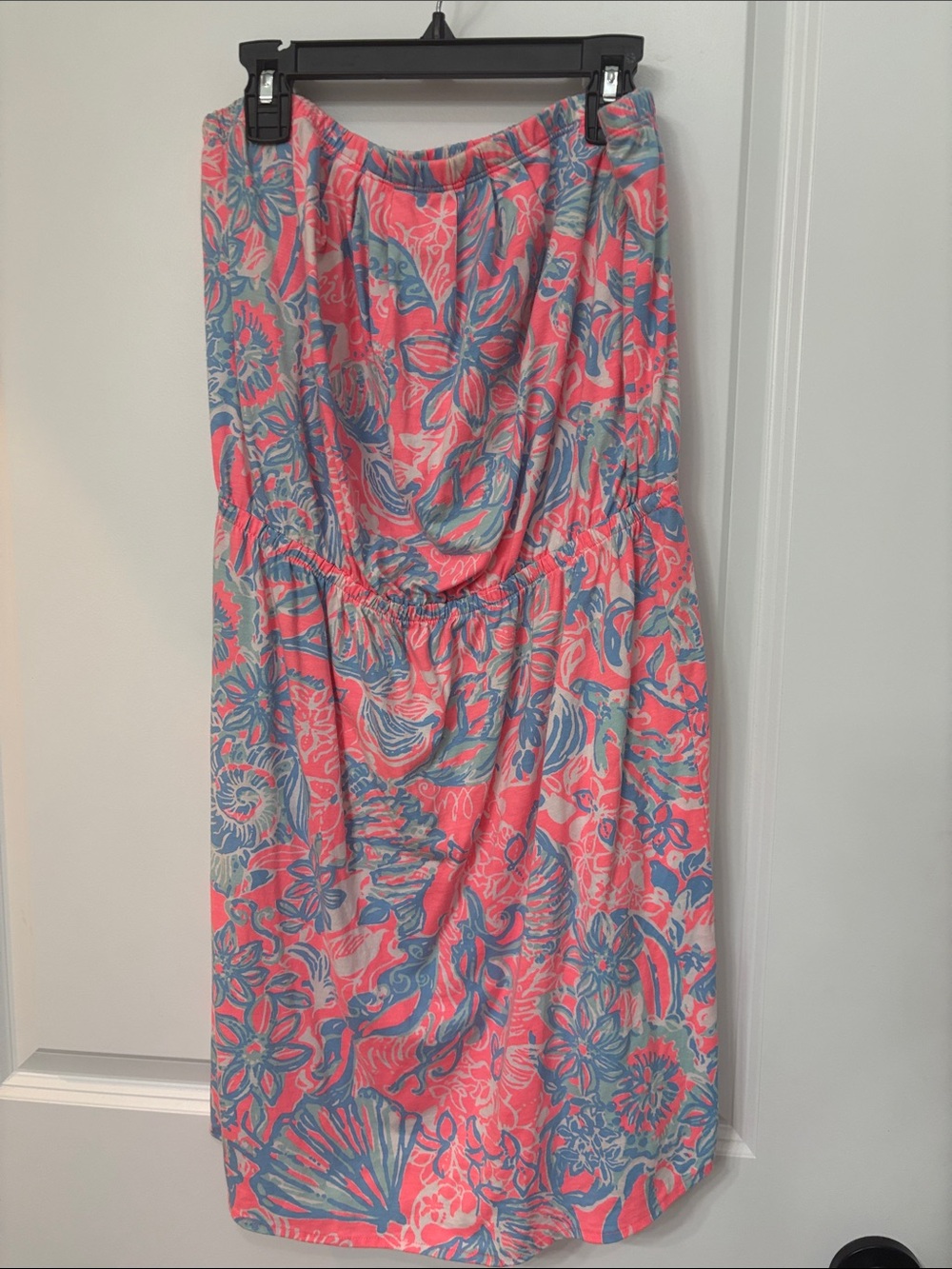 Lilly Pulitzer Strapless Floral Dress